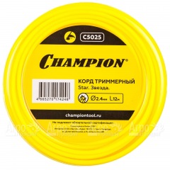 Корд триммерный Champion Star 2.4мм, 12м (звезда) в Смоленске