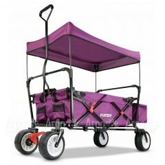 Тележка ручная Fuxtec CT-350P с навесом фиолетовая в Смоленске