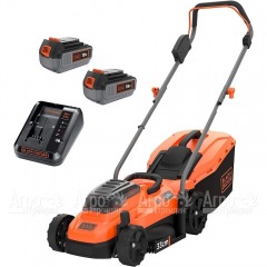 Газонокосилка аккумуляторная Black+Decker BCMW33184L2 в Смоленске