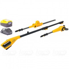 Высоторез аккумуляторный + ножницы для живой изгороди Stiga SMT 100 AE Kit в Смоленске