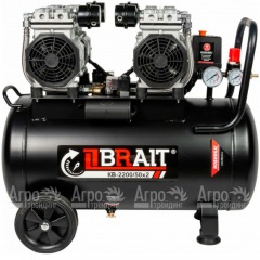 Компрессор безмаслянный Brait КB-2600/50Х2 в Смоленске