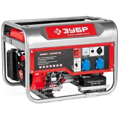 Бензогенератор Зубр ЗЭСБ-3500-ЭМ2 3.5 кВт с электростартером в Смоленске