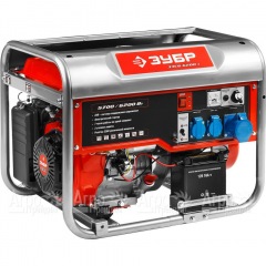 Бензогенератор Зубр ЗЭСБ-6200-Э 6.2 кВт с электростартером в Смоленске