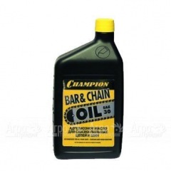 Масло адгезионное Champion SAE-30 1 л для смазки цепей и шин в Смоленске