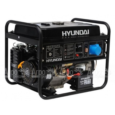 Бензогенератор Hyundai HHY 9000FE 6.5 кВт  в Смоленске