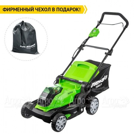 Газонокосилка аккумуляторная GreenWorks G40LM41K4  в Смоленске