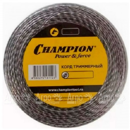 Корд триммерный Champion Tri-twist 3.0мм, 50м (витой треугольник)+нож  в Смоленске