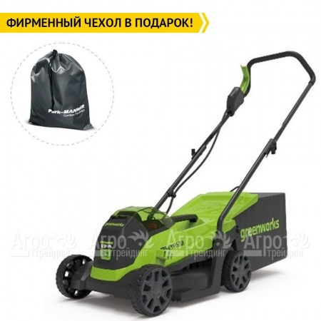 Газонокосилка аккумуляторная GreenWorks GD24LM33K4  в Смоленске