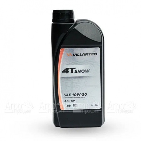 Масло моторное зимнее Villartec 4T Snow SAE 10W-30, 1 л для 4-х тактных двигателей в Смоленске