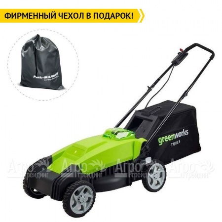 Газонокосилка аккумуляторная GreenWorks G-Max G40LM35 40V 35 см (без аккумулятора и ЗУ)  в Смоленске