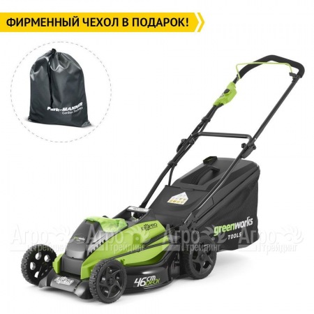 Газонокосилка аккумуляторная GreenWorks GD40LM45K6  в Смоленске