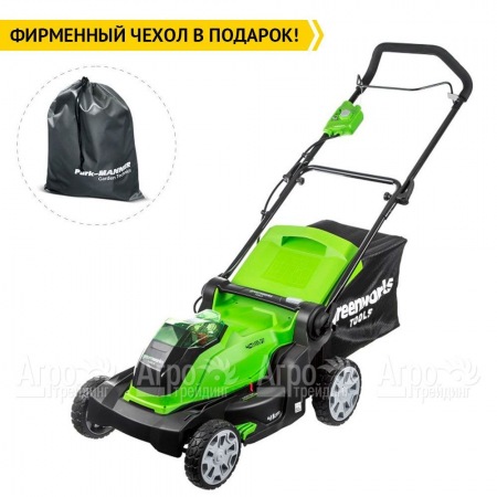 Газонокосилка аккумуляторная GreenWorks G40LM41K6  в Смоленске