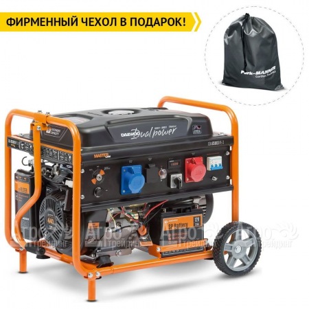 Бензогенератор Daewoo GDA 8500 DPE-3 DUAL POWER 220-380 7 кВт  в Смоленске