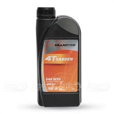 Масло моторное летнее Villartec 5098410000 4T Garden SAE W-30, 1 л для 4-х тактных двигателей в Смоленске