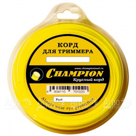 Корд триммерный Champion Round 4.0 мм х 95 м (круглый) + нож  в Смоленске