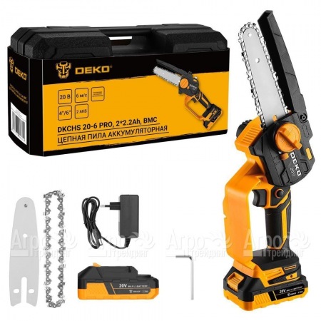 Аккумуляторная пила DEKO DKCHS 20-6 PRO 6" в кейсе в Смоленске
