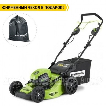 Газонокосилка аккумуляторная GreenWorks GD60LM46SPK4  в Смоленске