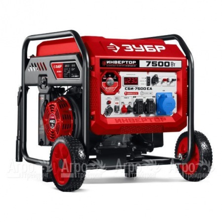 Бензиновый генератор инверторный Зубр СБИ-7500ЕА 7 кВт в Смоленске