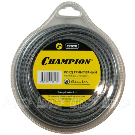 Корд триммерный Champion Platin Saw 3.5м, 17м (зубчатый)  в Смоленске