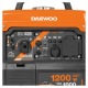 Инверторный бензогенератор Daewoo GDA 1400 i 1 кВт в Смоленске